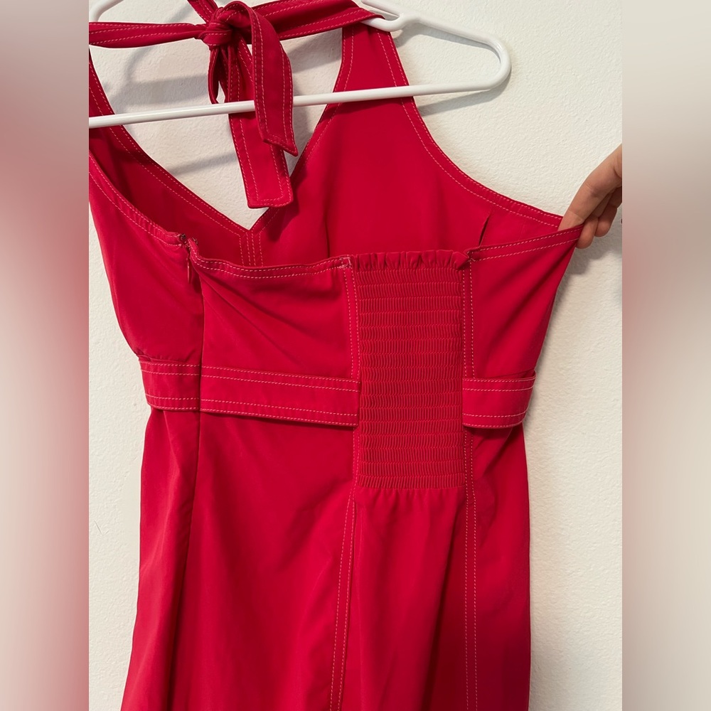 Athleta Pack Everywhere Pink Raspberry Halter Dre… - image 7